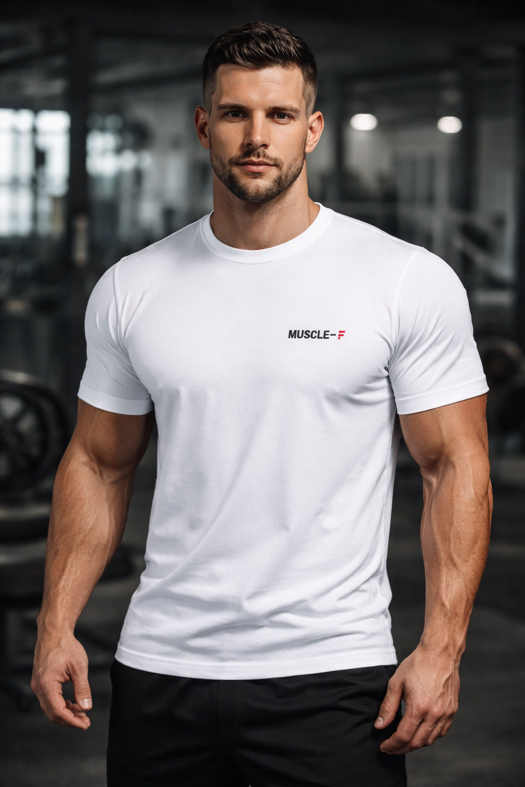 Muscle-F - Shirt - White