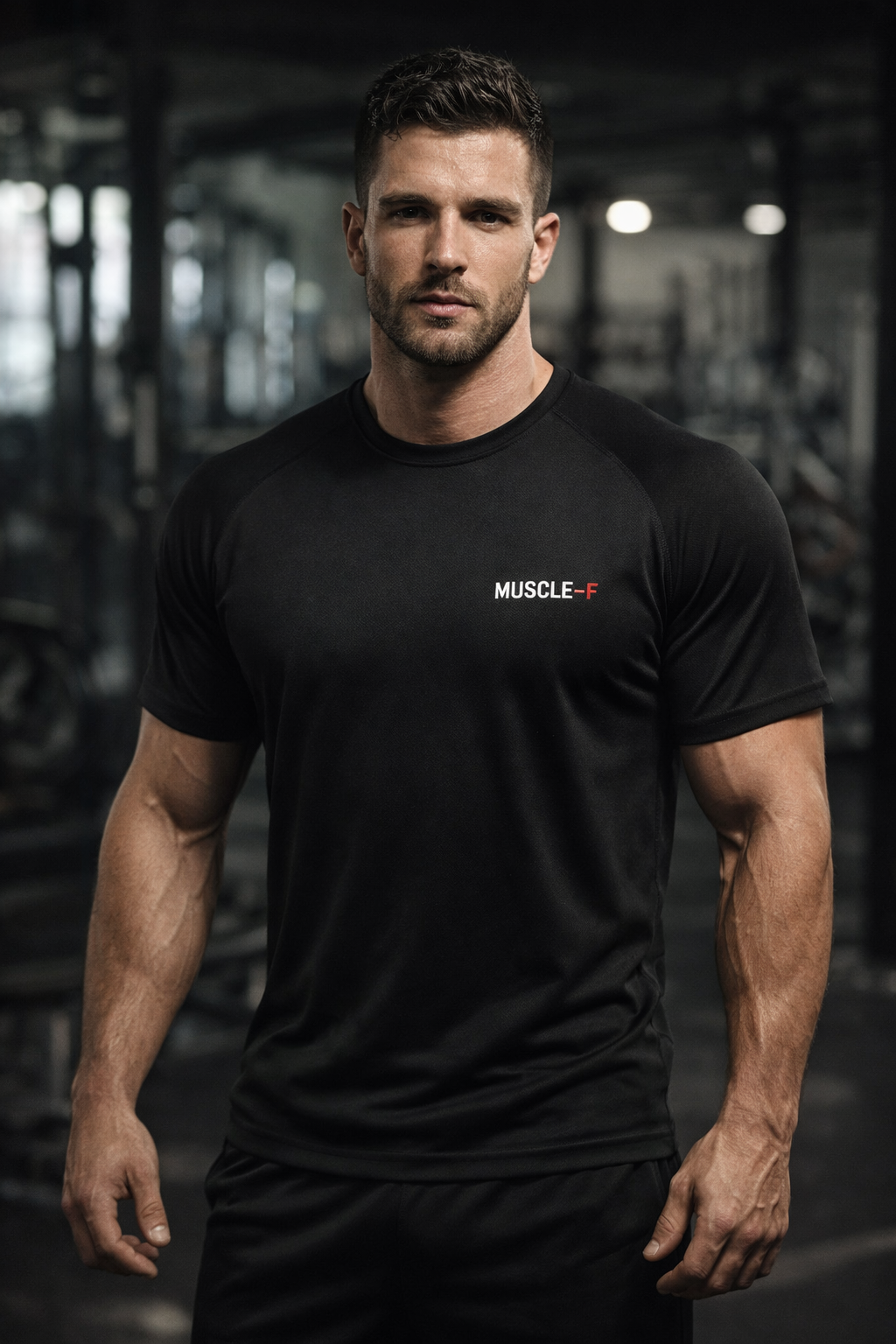 Muscle-F - Shirt - Black