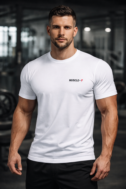 Muscle-F - Shirt - White